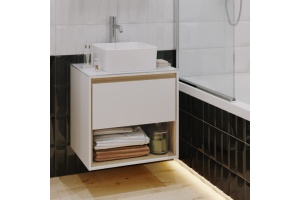 Мебель для ванной Cersanit Louna 60 со столешницей - 2