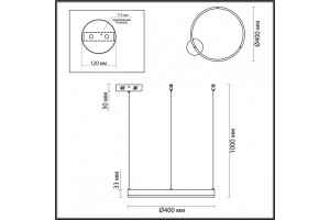 Подвесной светильник Lumion Echo 6531/34L - 3
