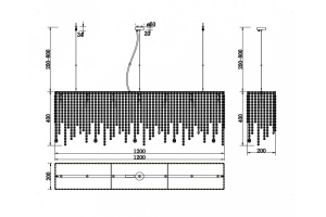 Подвесная люстра Maytoni Empress DIA002PL-07CH - 3
