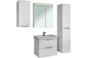 Тумба с раковиной Dreja.Eco Q 70 белая - 3