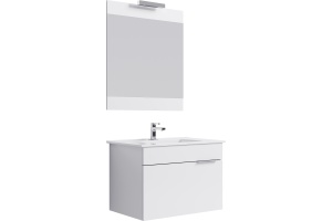 Тумба для комплекта Aqwella Brig 75 подвесная, белая - 2