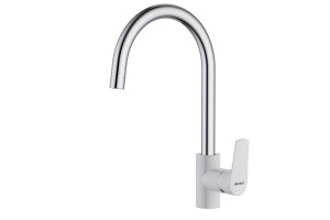 Смеситель Damixa RedBlu Origin Balance 790730000 белый, для кухонной мойки