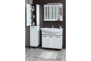 Шкаф-пенал Sanflor Толедо венге, северное дерево светлое, L - 3