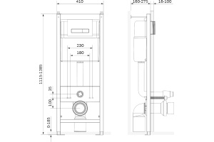 Система инсталляции для унитазов AM.PM Start I012703.0251 - 2