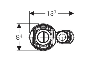 Принадлежность для унитаза механизм для бачка сливной, цвет: механизм - 3