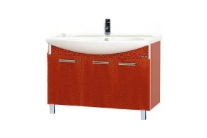 Джулия - 105 Тумба прямая КРАКОЛЕТ красный