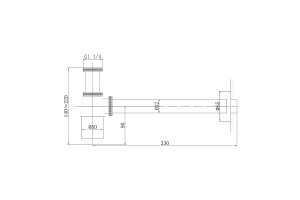 Сифон для раковины Abber черный, матовый (AF0032B) - 2