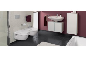 Унитаз подвесной Villeroy & Boch Omnia Architectura 5684HRR1 alpin, безободковый - 2
