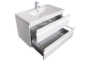 Тумба под раковину Sanvit Тема 90 белый глянец