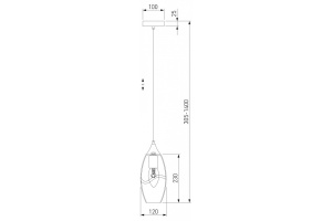 Подвесной светильник Eurosvet Lotus 50222/1 прозрачный - 3