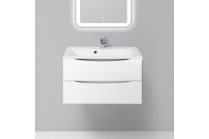 Тумба с раковиной BelBagno Marino 80 bianco lucido
