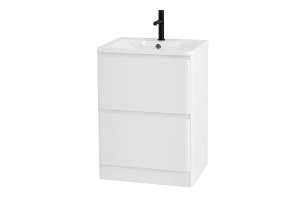 Тумба с раковиной BelBagno Albano 70 белый - 3