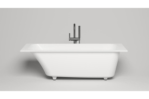 Ванна из искусственного камня Salini Orlando 170x70 102011G S-Sense, глянцевый - 2