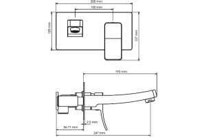 Смеситель Wasserkraft Aller 10630 для раковины - 2
