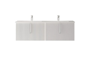 Тумба под раковину Sanvit Рольф 120 белый глянец