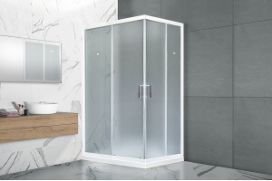 Душевой уголок Royal Bath HPD 120x100 профиль белый стекло матовое - 2