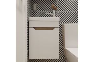 Тумба с раковиной DIWO Архангельск 40 дуб сонома, подвесная