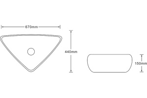Раковина SantiLine SL-7031 - 2