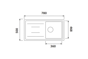 Мойка кухонная Kaiser KGM-7850-J жасмин - 2