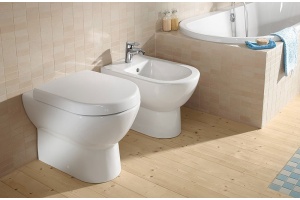 Крышка-сиденье Villeroy & Boch Subway 9M55 S101 с микролифтом, петли хром - 3