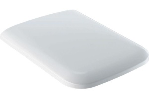 500.837.01.1 GEBERIT сиденье для унитаза ICON Square, с микр., быстроразъемные петли (белый)