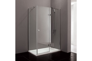 Душевой уголок Cezares Verona 90х80 хром стекло прозрачное