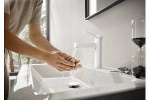 Смеситель для раковины Hansgrohe Finoris 110 белый матовый - 2