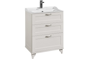 Тумба под раковину напольная Aquaton Леон 65 белый - 2