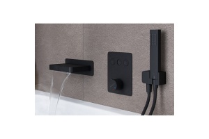 Душевой набор встраиваемый Excellent Krotos черный матовый - 2