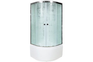 Душевая кабина DETO EM4510GM с высоким поддоном, с сиденьем - 2