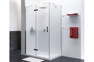 Душевой уголок Wasserkraft Aller 10H06LB black matt, 120x80 см - 3