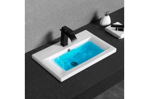 Раковина встраиваемая CeramaLux N 61.5 см белый (9393-60)