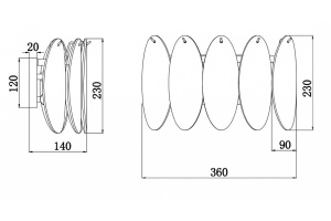 Настенный светильник Freya Demure FR5189WL-02BS - 2