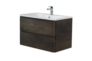 Тумба под раковину BelBagno Albano 80 темное дерево - 3