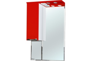 Зеркало-шкаф Bellezza Альфа 65 L красный