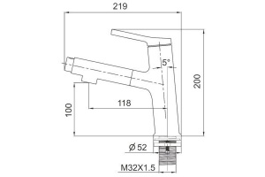 Смеситель Gappo для раковины G1052-76 - 2