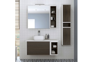 Мебель для ванной Акватон Брук 100 (80+20) дуб феррара