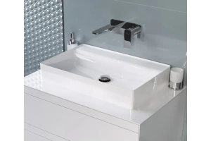 Раковина накладная Excellent Rima 2.0 60 без отверстия под смеситель белый - 2