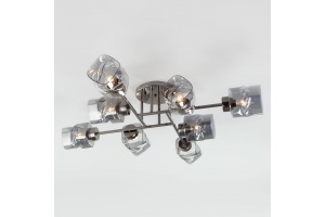 Потолочная люстра Eurosvet Hilari 30165/8 черный жемчуг