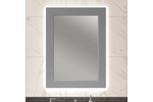 Зеркало с подсветкой Opadiris Луиджи 70 серый матовый