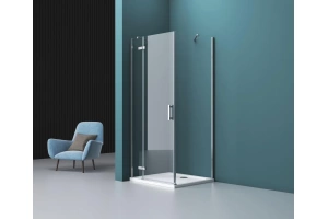 Душевой уголок BelBagno Kraft 100х100 хром (KRAFT-A-12-100-C-Cr-L) - 2