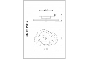 Бра Wertmark Nicola WE159.01.301 - 2
