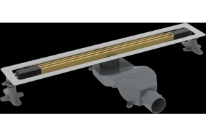 Душевой лоток Armadi Art Infinity 80 золото матовый