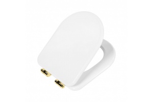 Сиденье для унитаза Cezares King Palace белый (CZR-T-163-M-S-G) - 2