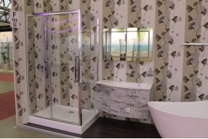 Душевой уголок Cezares Lux soft 120х90 хром стекло прозрачное - 3