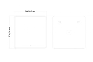 Зеркало с подсветкой 
