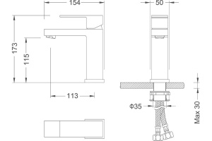 Смеситель Timo Selene 2061/17F для раковины - 3
