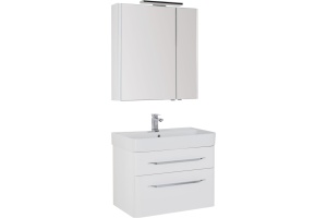 Мебель для ванной Aquanet Виченца 80 белый глянец