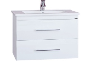 Тумба под раковину подвесная Санта Вегас 75 белый