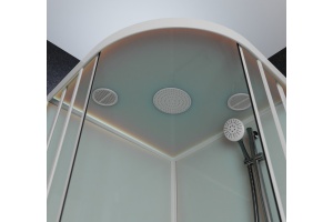 Душевая кабина Frank F400/2 White высокий поддон - 3